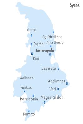 Недвижимость на о.Сирос . Дом площадью 210 кв.м.